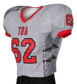 Dynamic Team Sports Tribal Custom Sublimated Raglan Football Jersey (FB662-582)