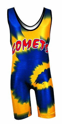 Dynamic Team Sports Custom Sublimated Wrestling Singlet (VORTEX)