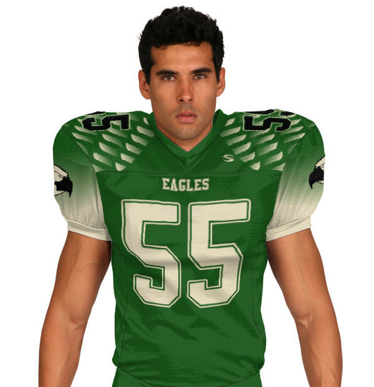 Custom Pro Tackle Football Jerseys with Sublimated Design - Gamebreaker
