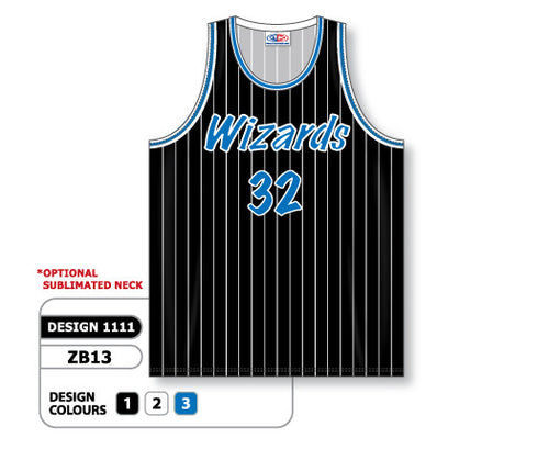 Athletic Knit Custom Sublimated Basketball Jersey Design 1111 (ZB13-1111)