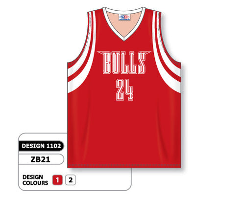 Athletic Knit Custom Sublimated Basketball Jersey Design 1102 (ZB21-1102)