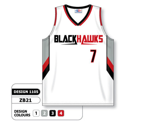 Athletic Knit Custom Sublimated Basketball Jersey Design 1105 (ZB21-1105)