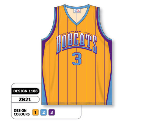 Athletic Knit Custom Sublimated Basketball Jersey Design 1108 (ZB21-1108)