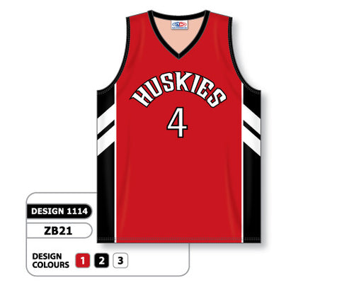 Athletic Knit Custom Sublimated Basketball Jersey Design 1114 (ZB21-1114)
