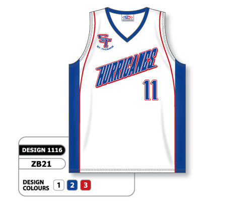 Athletic Knit Custom Sublimated Basketball Jersey Design 1116 (ZB21-1116)