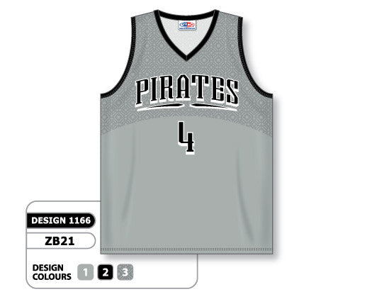 grey basketball jersey design