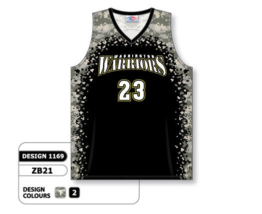 sublimation jersey black and white