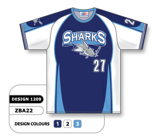 sharks baseball jersey
