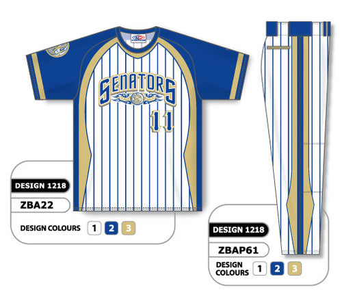 Athletic Knit Custom Sublimated Matching Baseball Uniform Set Design 1218 (ZBA22S-1218)