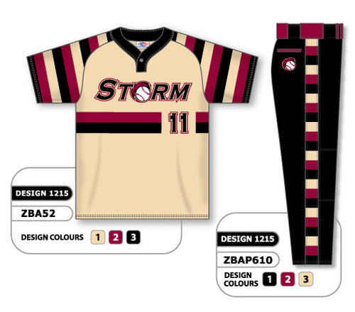 Athletic Knit Custom Sublimated Matching Baseball Uniform Set Design 1215 (ZBA52S-1215)