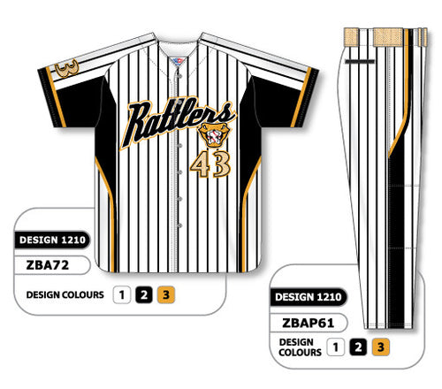 Athletic Knit Custom Sublimated Matching Baseball Uniform Set Design 1210 (ZBA72S-1210)