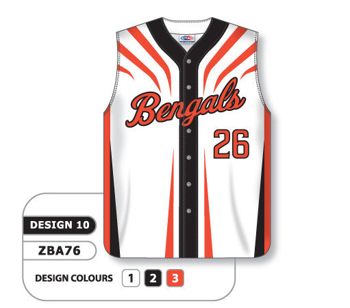 sleeveless baseball jerseys custom