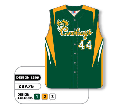 Champro BS169 Reliever sleeveless vest baseball jersey with 6 buttons