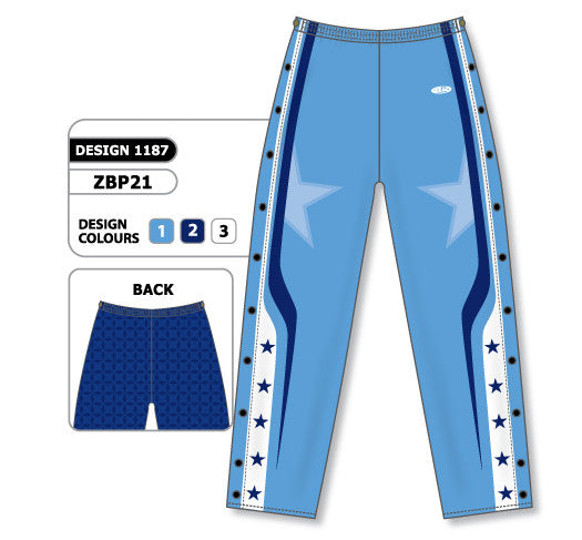 custom warm up pants