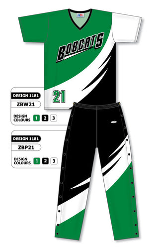 Athletic Knit Custom Sublimated Basketball Warm Up Set Design 1181 (ZBWS21-1181)