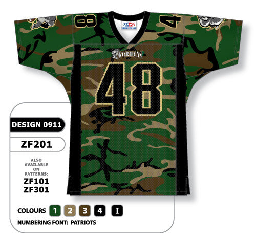 camouflage jersey design