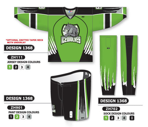 Athletic Knit Custom Sublimated Hockey Uniform Design 1368 (ZH111S-1368)