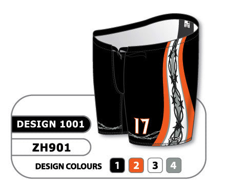 Athletic Knit Custom Sublimated Hockey Pant Shell Design 1001 (ZH901-1001)