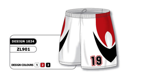 Athletic Knit Custom Sublimated Lacrosse Short Design 1024 (ZLS901-1024)