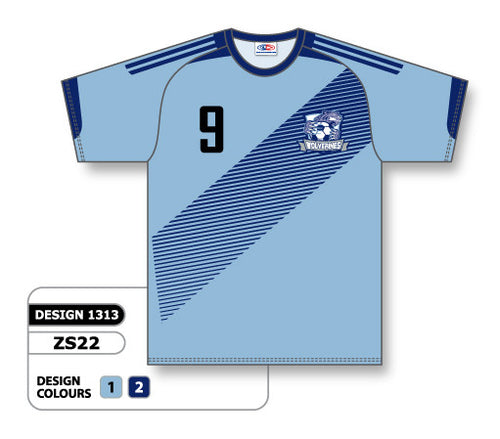 Athletic Knit Custom Sublimated Soccer Jersey Design 1313 (ZS22-1313)