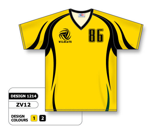 yellow volleyball jersey