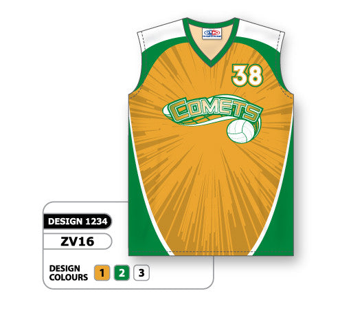 volleyball jersey design sleeveless