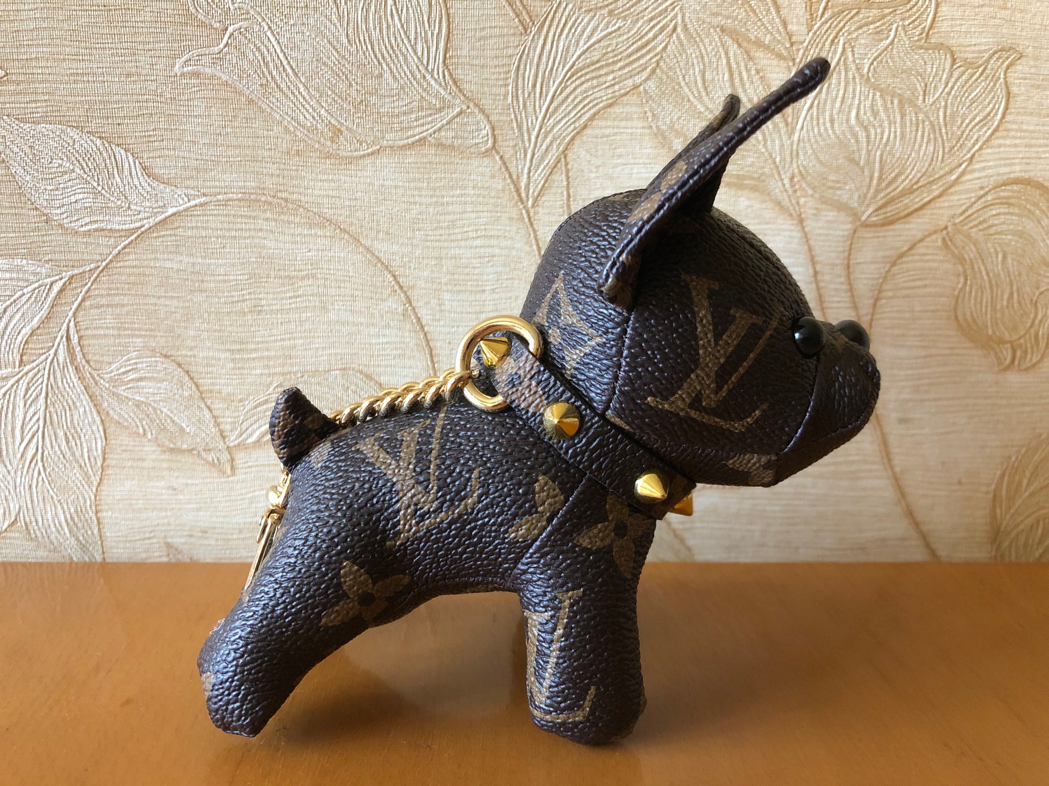 Louis Vuitton, Accessories, Louis Vuitton Dog French Bulldog With Key  Chain Bag Charm Nwot