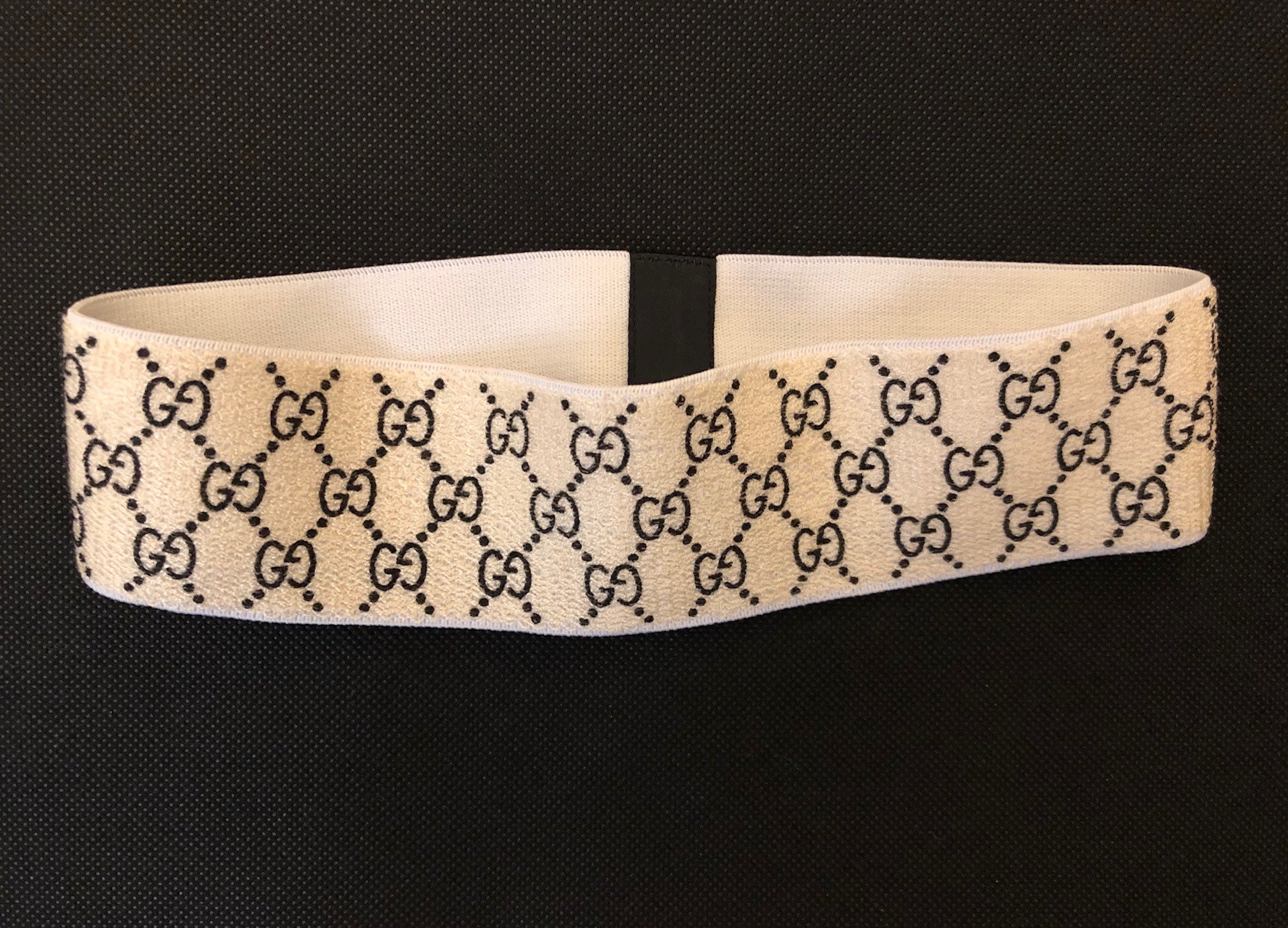 black and white gucci headband