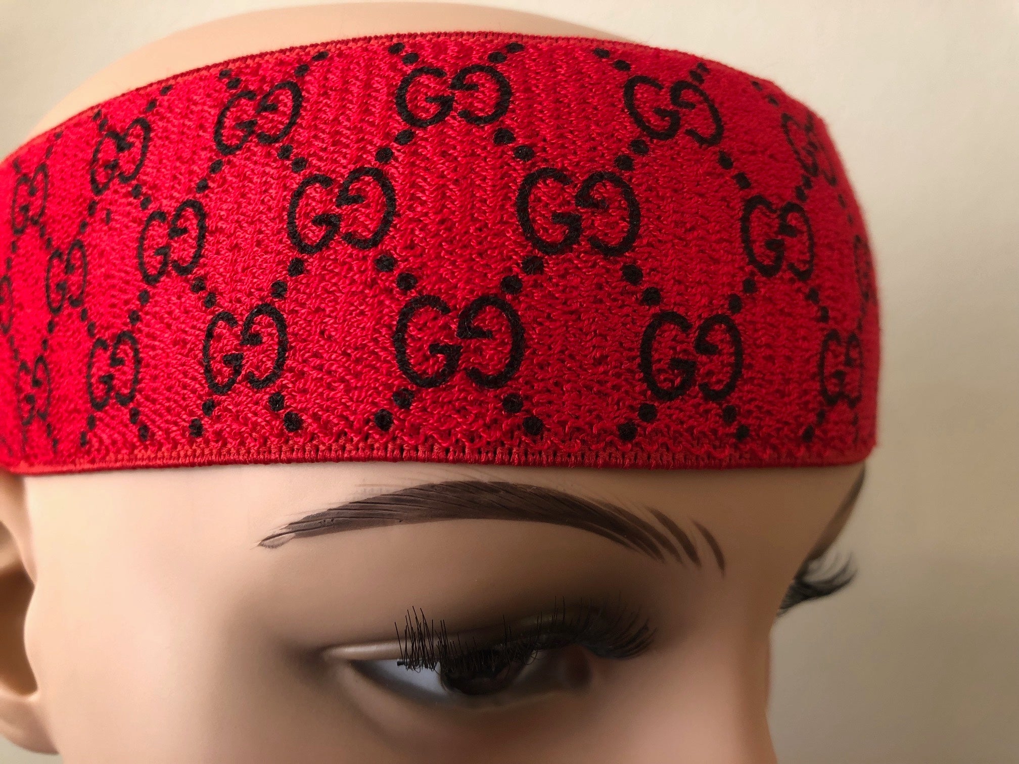 black and red gucci headband