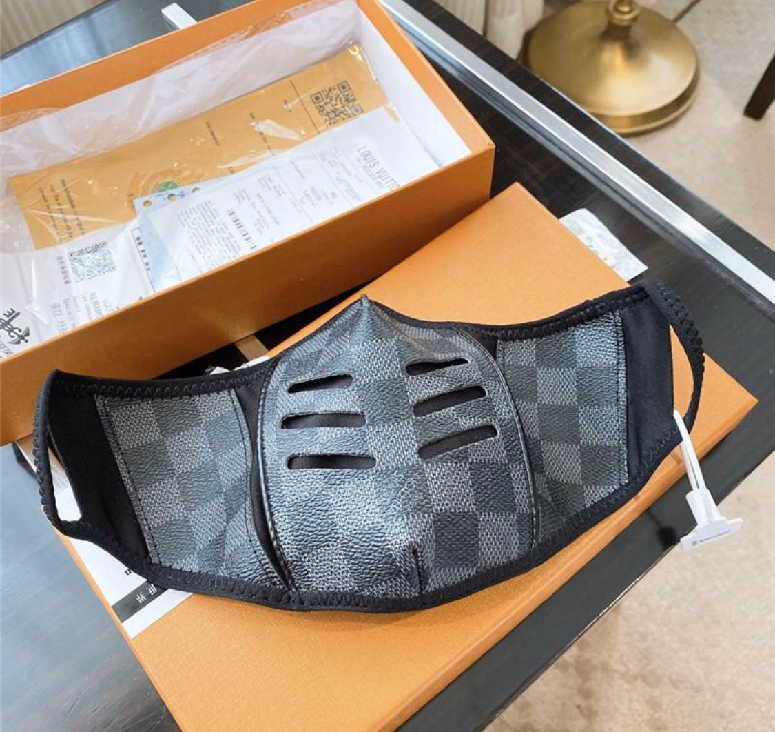 Louis Vuitton Breathable Face Mask in Legendary Monogram  Leather face mask,  Louis vuitton face mask, Louis vuitton shoes