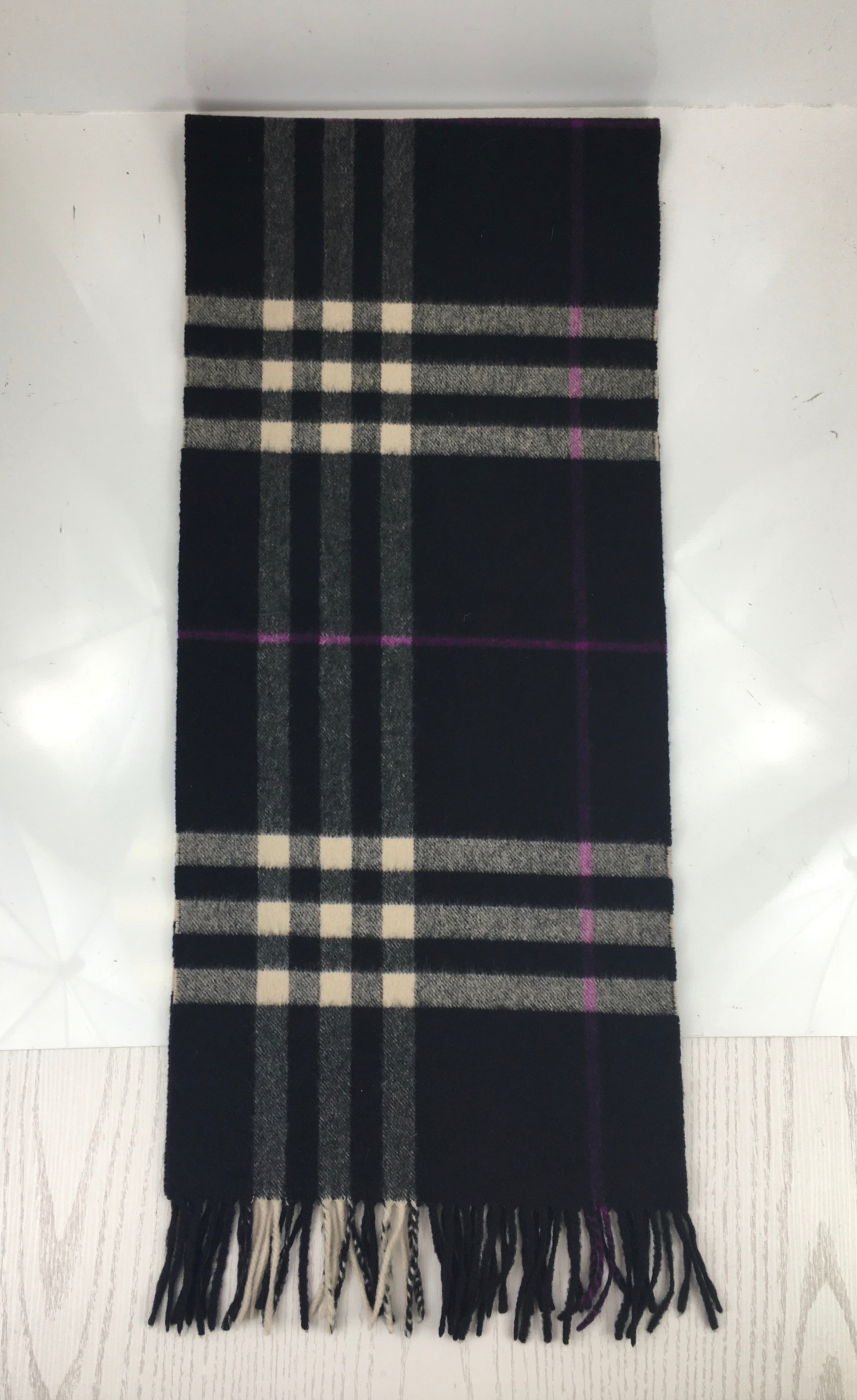 burberry cashmere plaid scarf