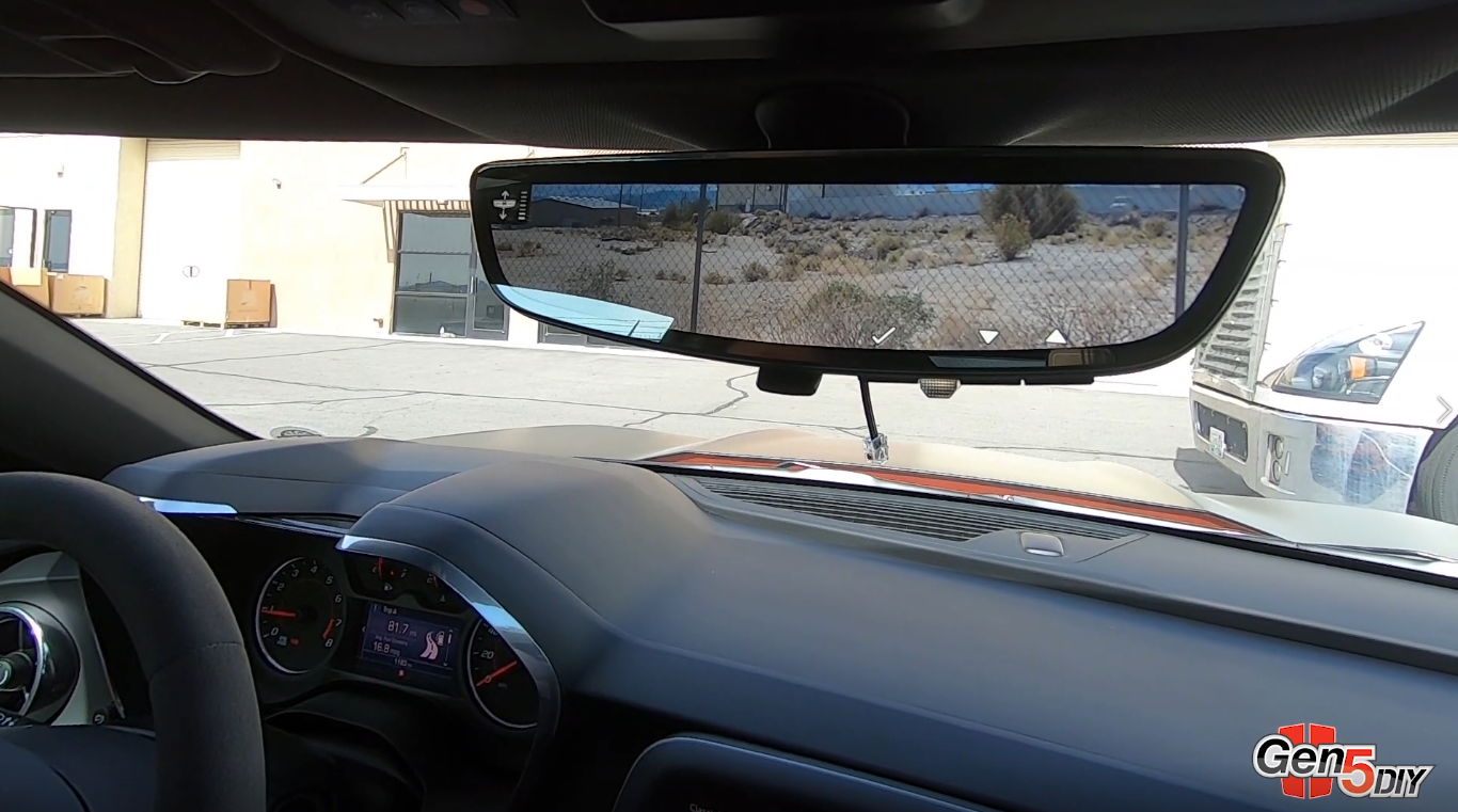 2019 Camaro Rear Camera Mirror Upgrade Kit