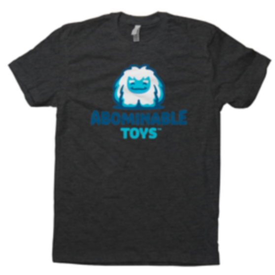 Charcoal Abominable Toys Logo T-Shirt