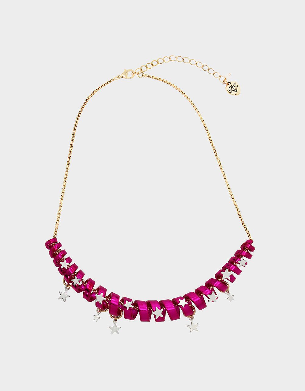 BETSEYS HOLIDAY COIL NECKLACE PINK | Holiday Necklaces – Betsey
