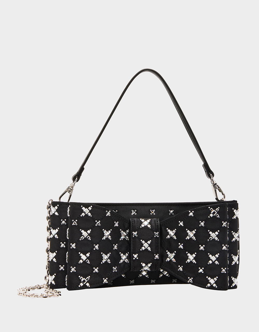 betsey johnson Metallic Iridescent bow Handbag Crossbody Bag Satchel | eBay