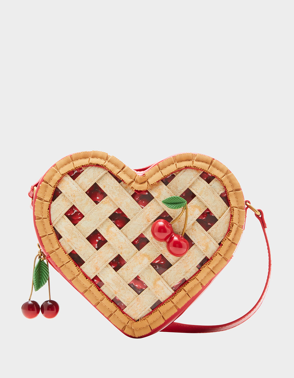 KITSCH SWEET AS CHERRY PIE BAG TAN