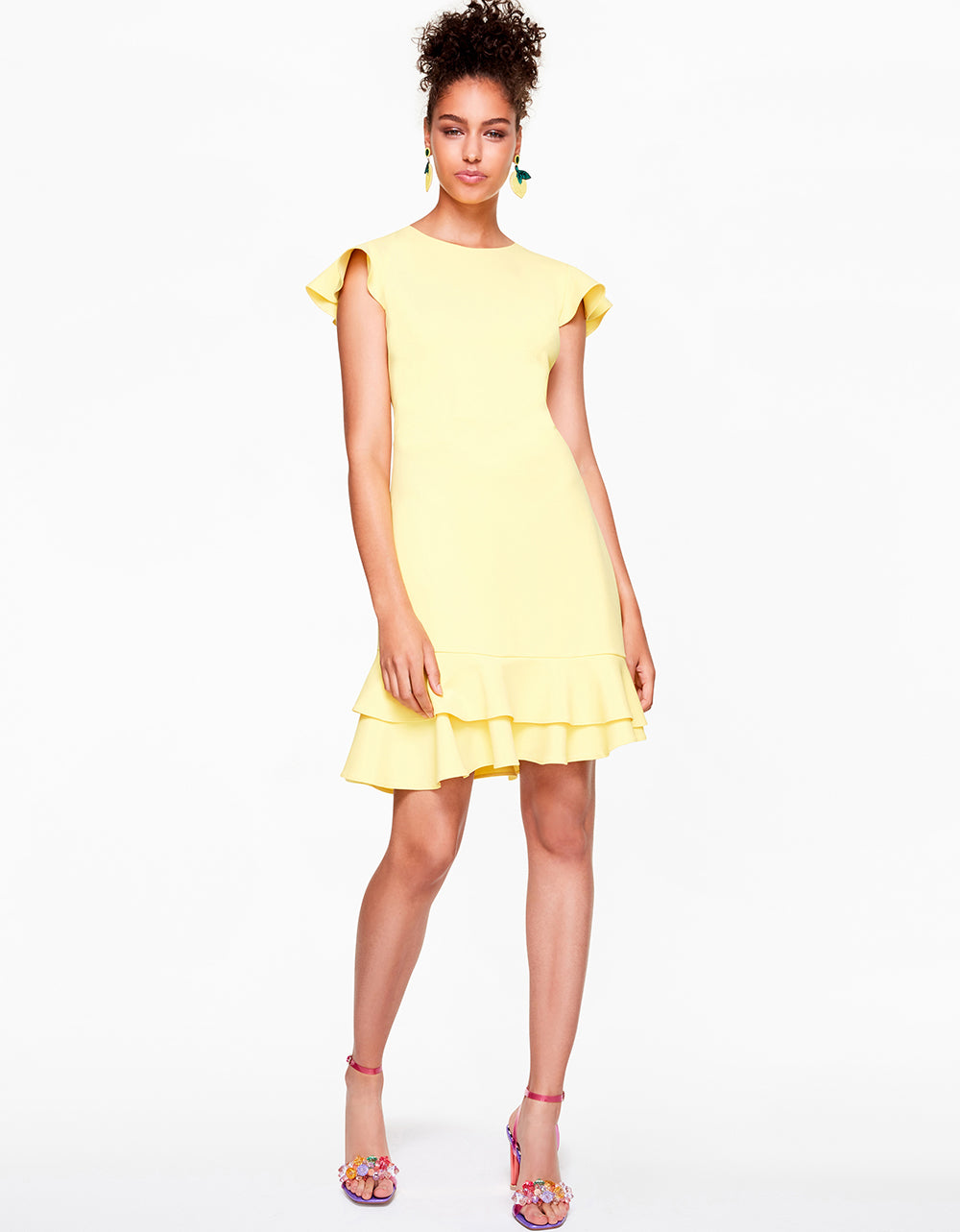 yellow betsey johnson dress