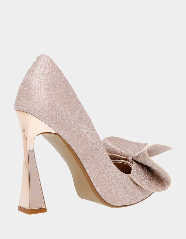 NOBBLE CHAMPAGNE | Women's Bridal Heels – Betsey Johnson