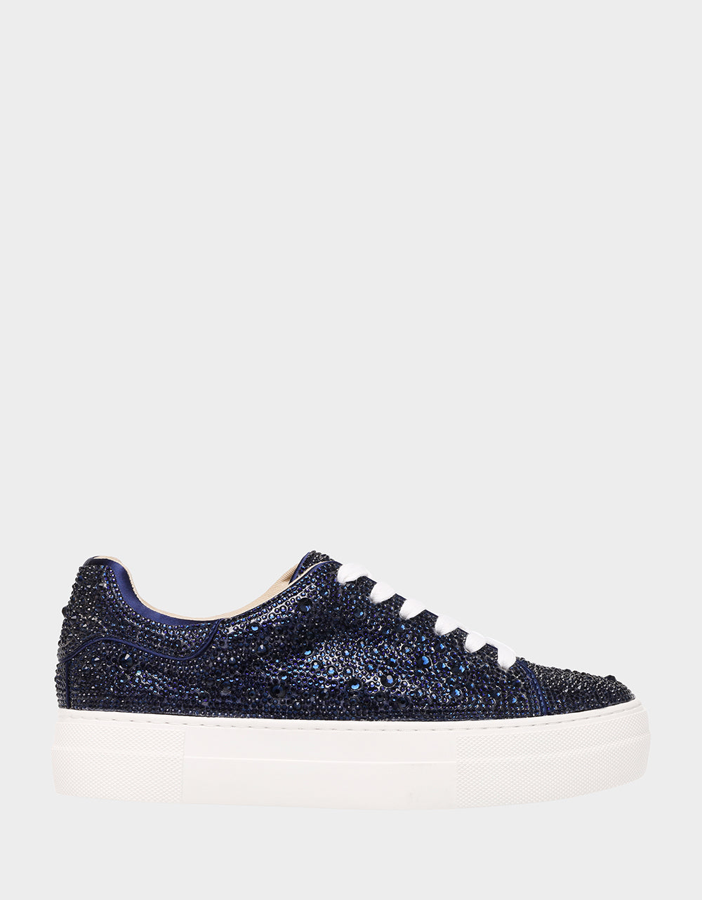 SIDNY RHINESTONES Lace Up Sneakers
