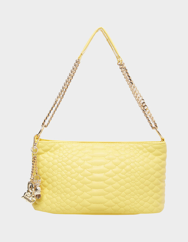 betsey johnson yellow purse