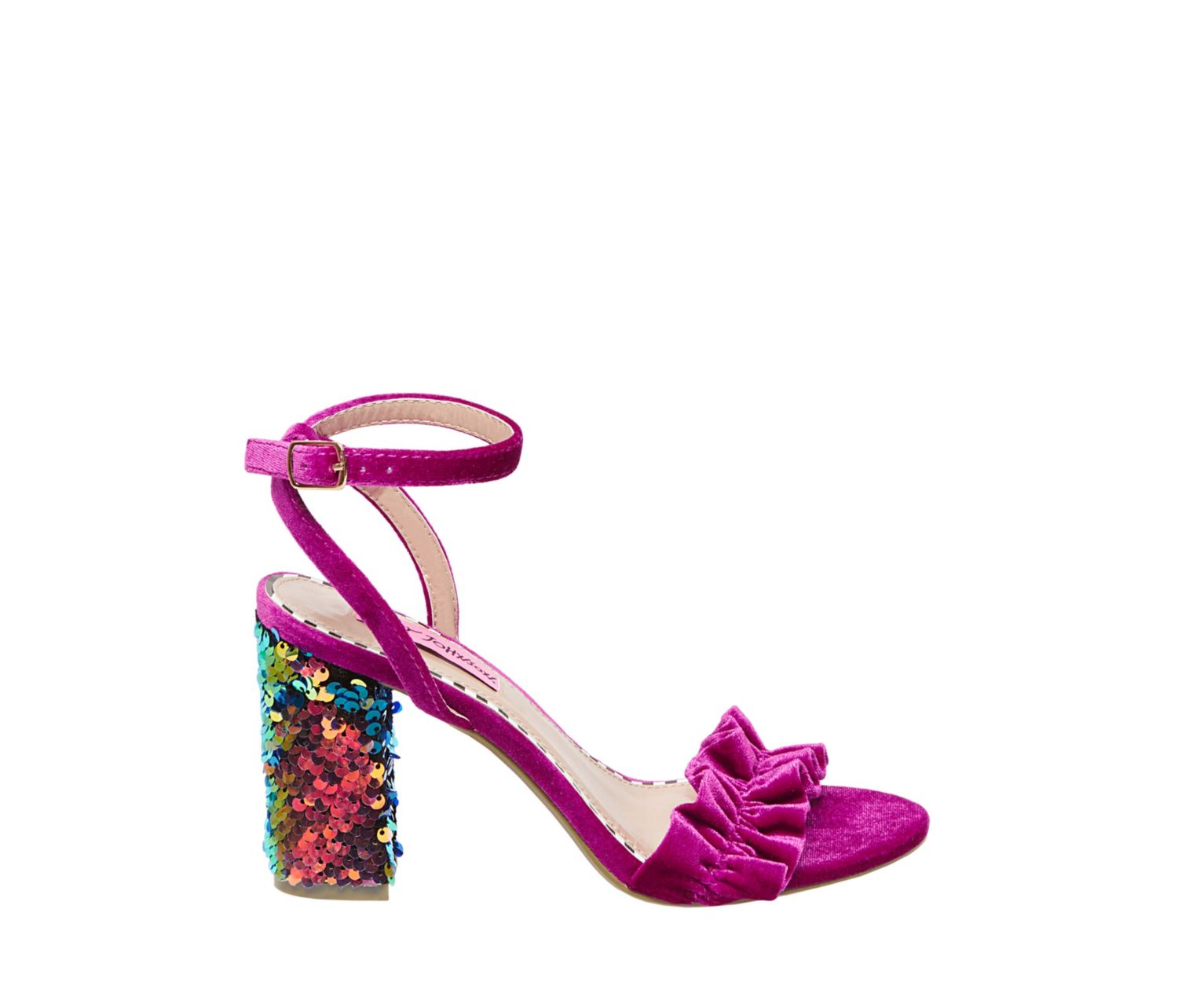 betsey johnson purple shoes