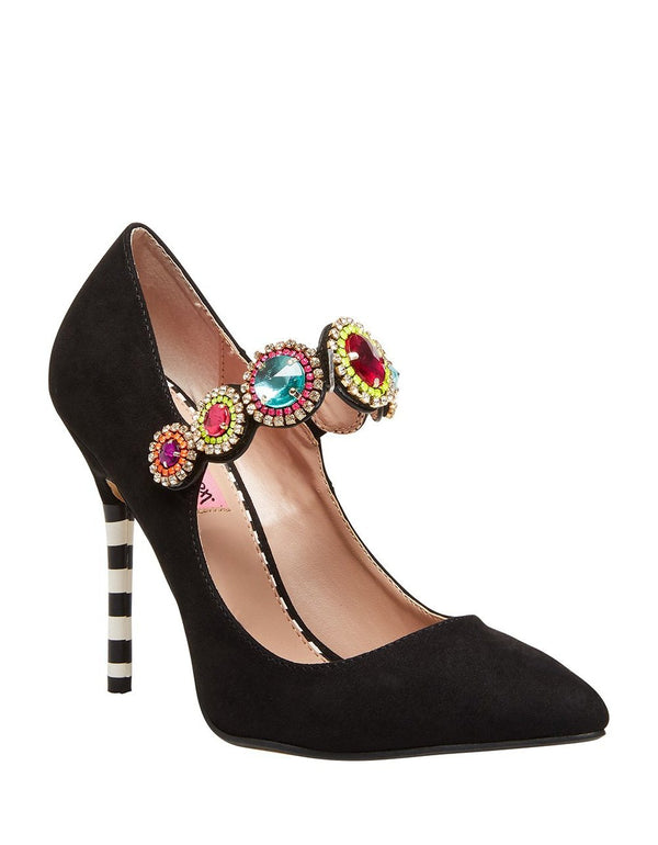 betsey johnson black shoes