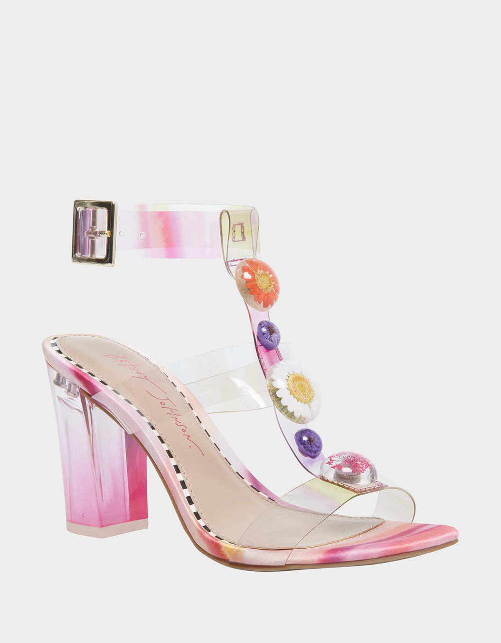betsey johnson pink shoes
