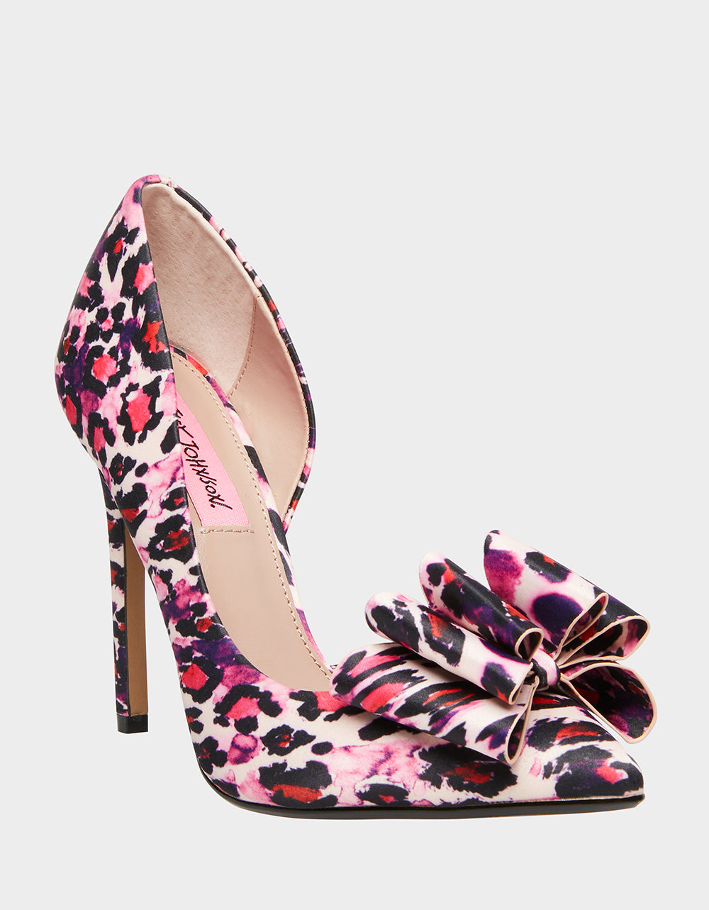 betsey johnson leopard shoes