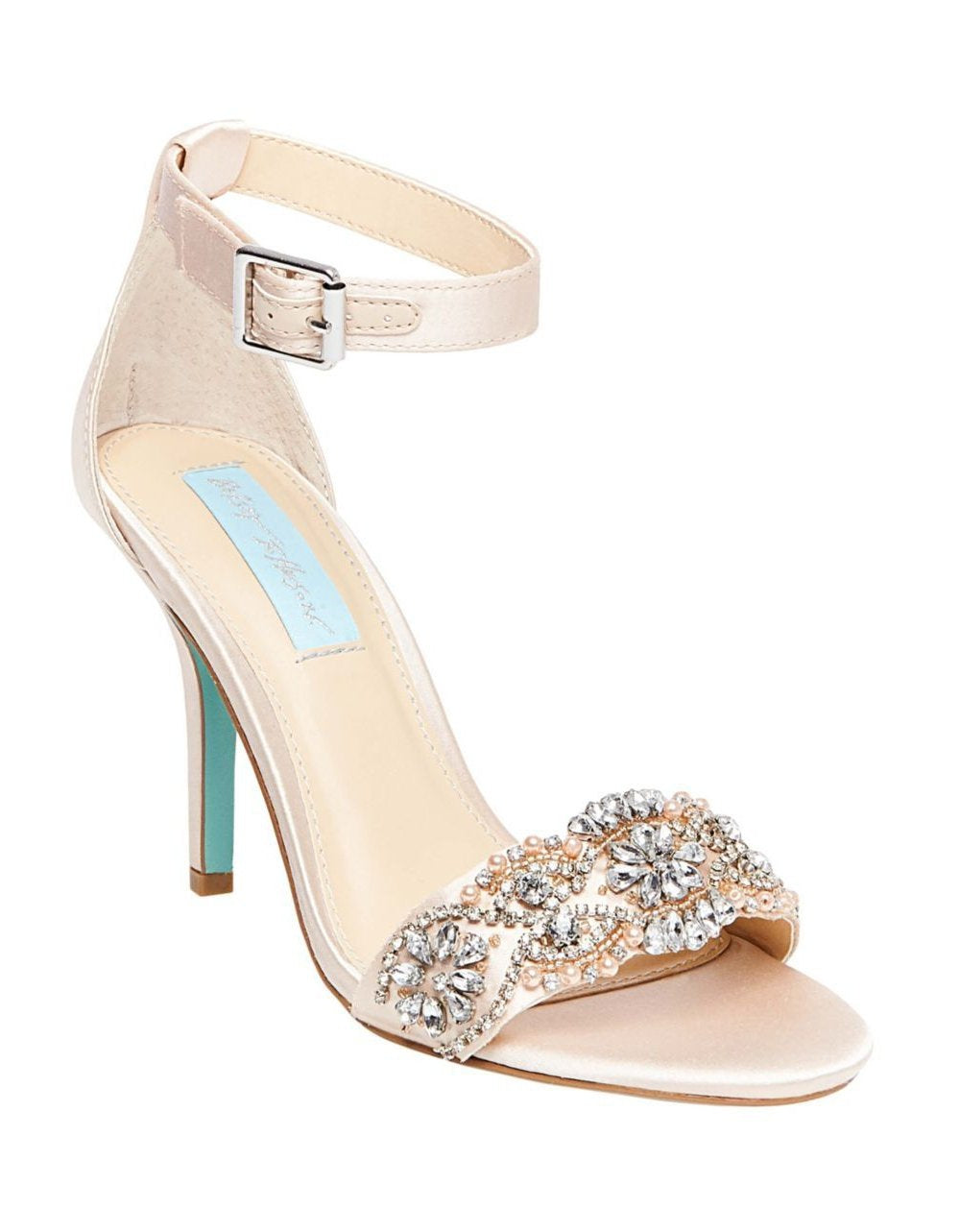 betsey johnson juno sandal champagne