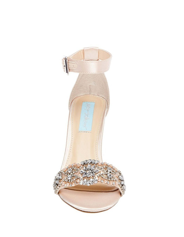 betsey johnson champagne shoes