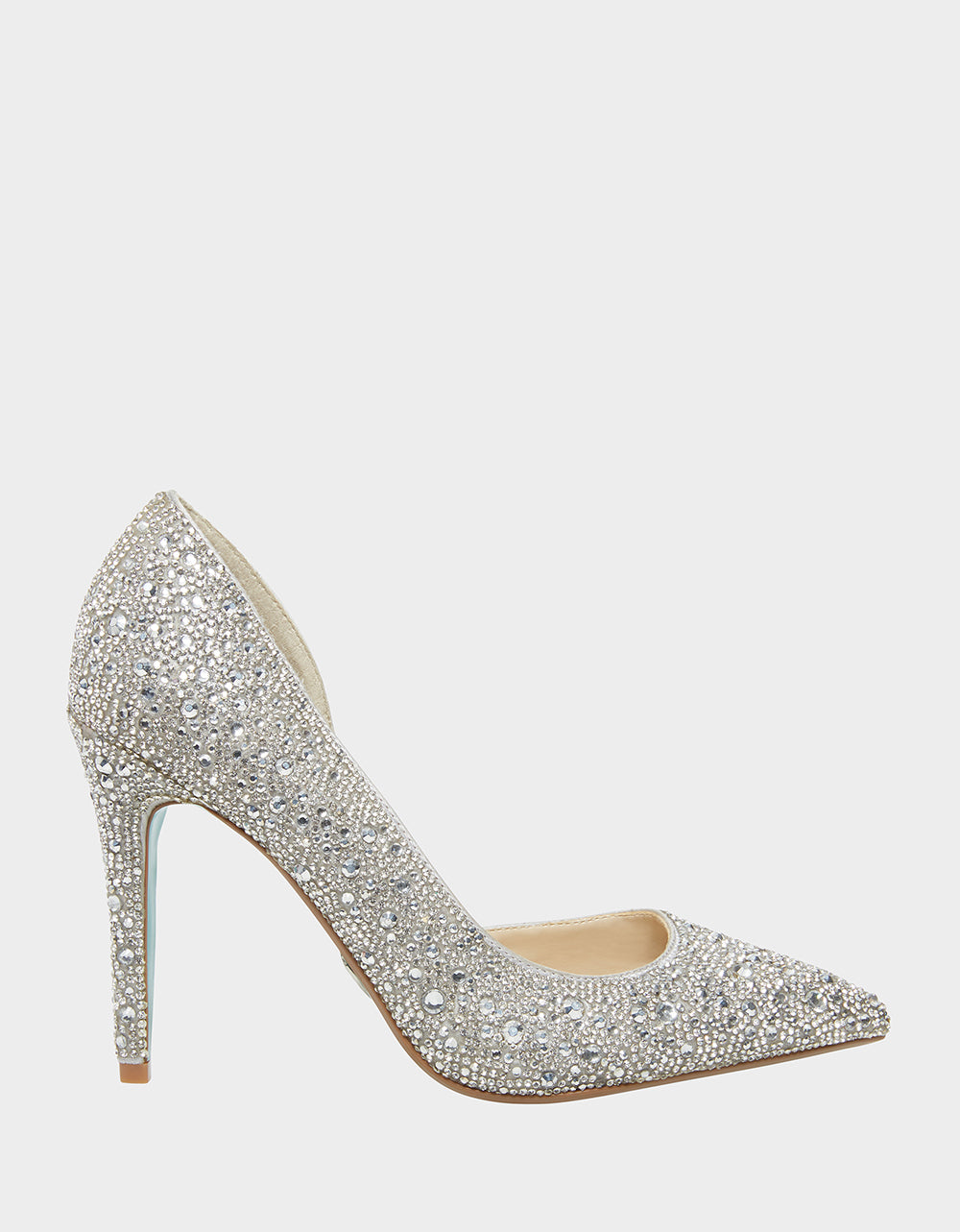 betsey johnson silver pumps