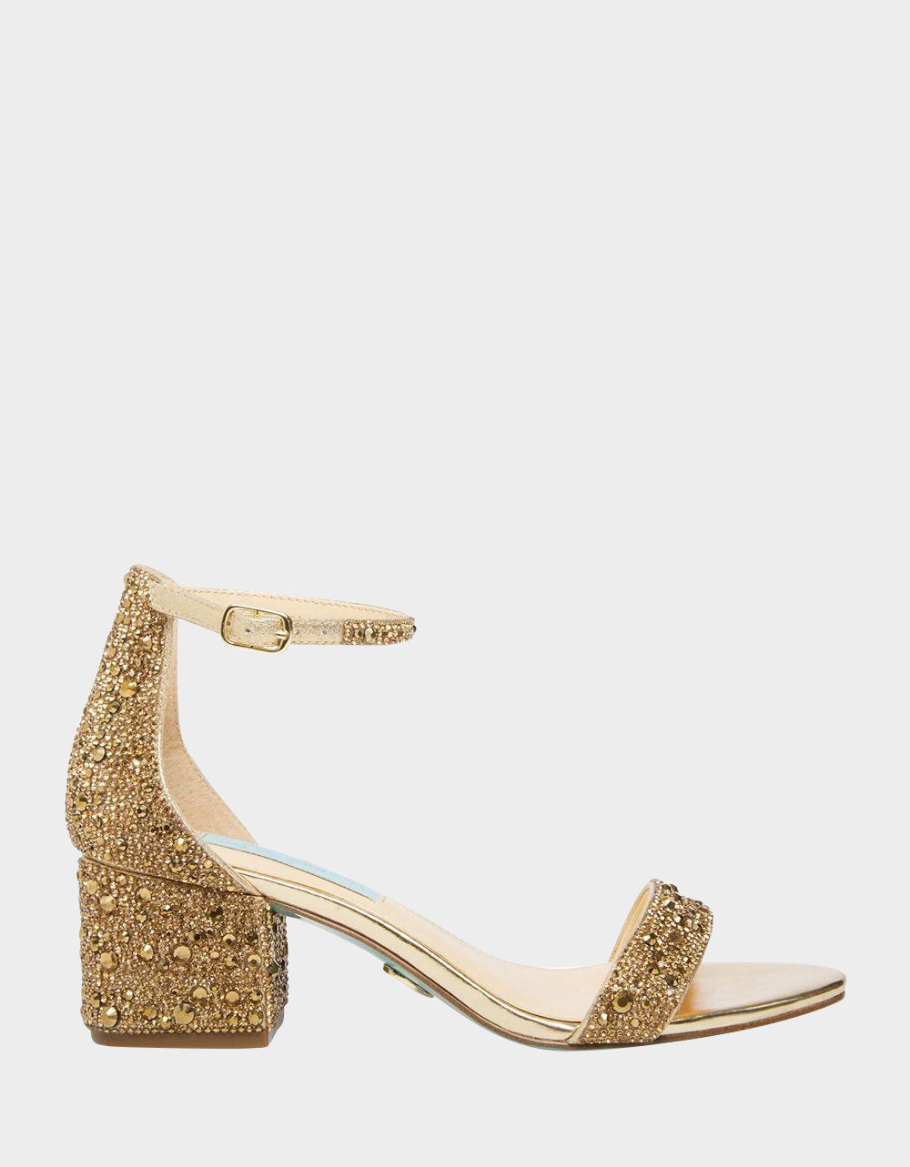 betsey johnson gold shoes