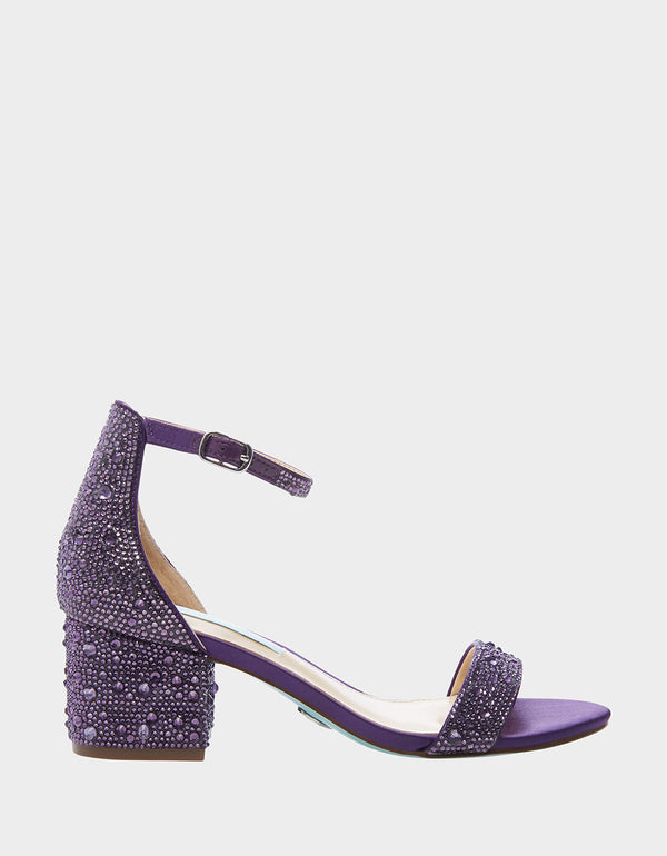 betsey johnson purple shoes