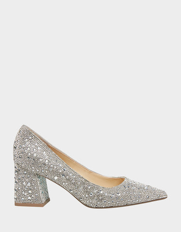 betsey johnson rhinestone shoes